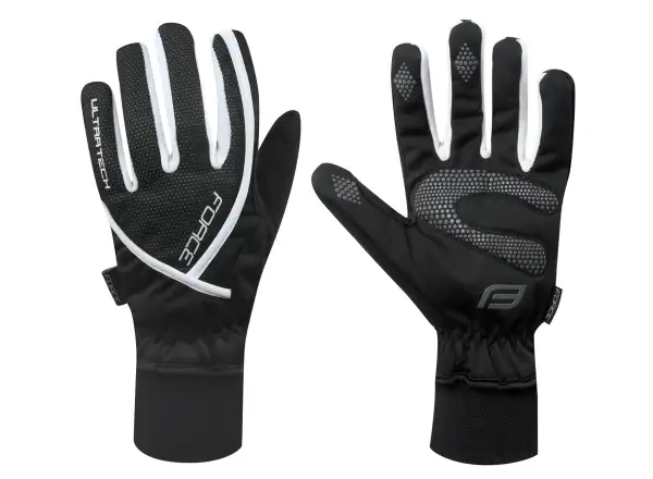 Force Ultra Tech zimowe rękawice czarna/biała