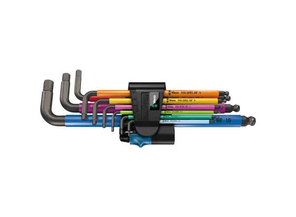 Wera 950/9 Hex-Plus Multicolour HF 1 klucze imbusowe typu L z przytrzymaniem zestaw 9 szt.