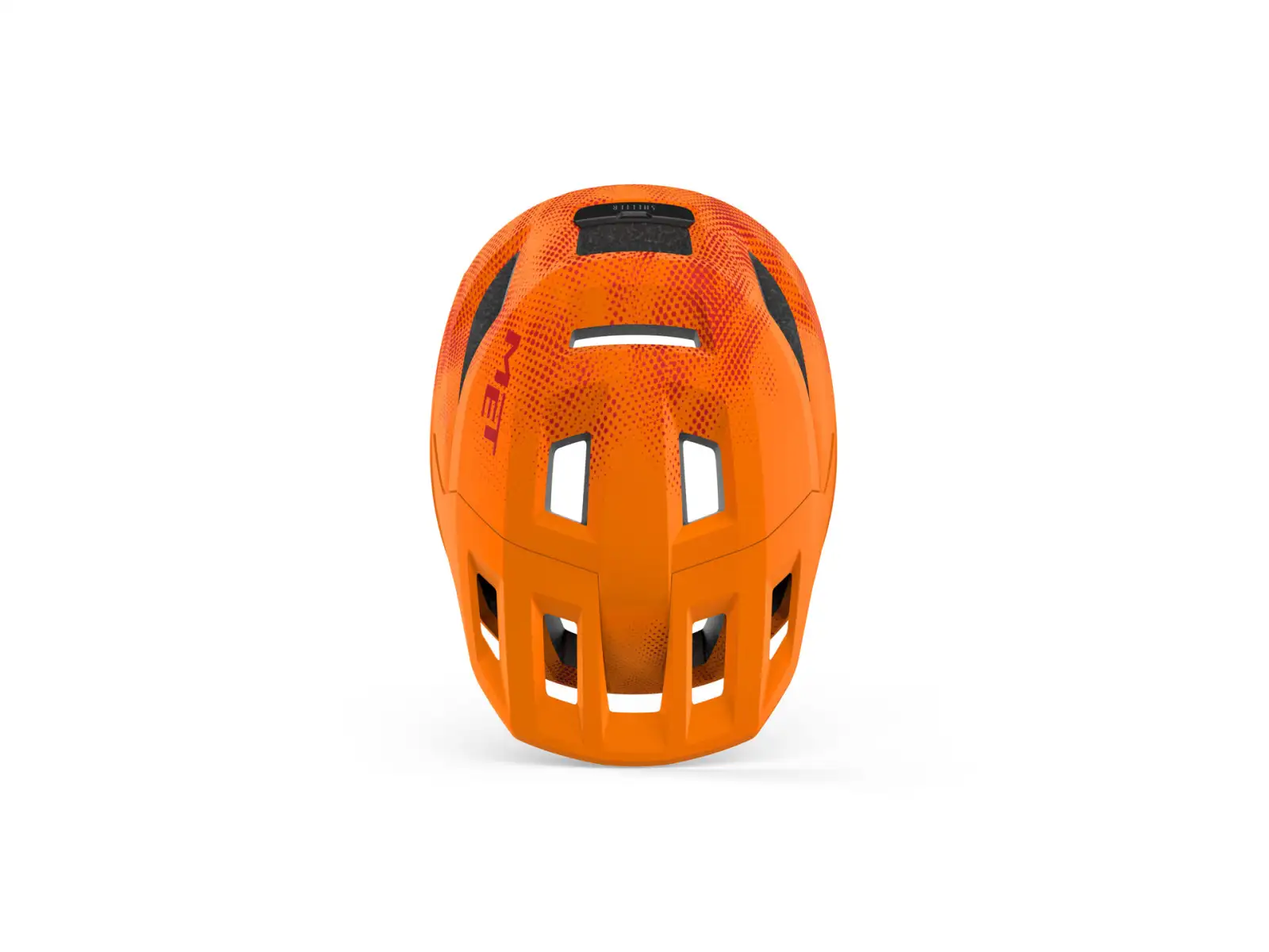 MET Shelter Youth dziecięcy kask Orange Red