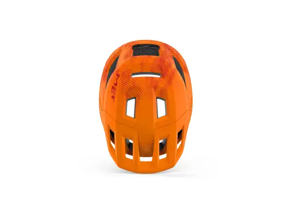 MET Shelter Youth dziecięcy kask Orange Red