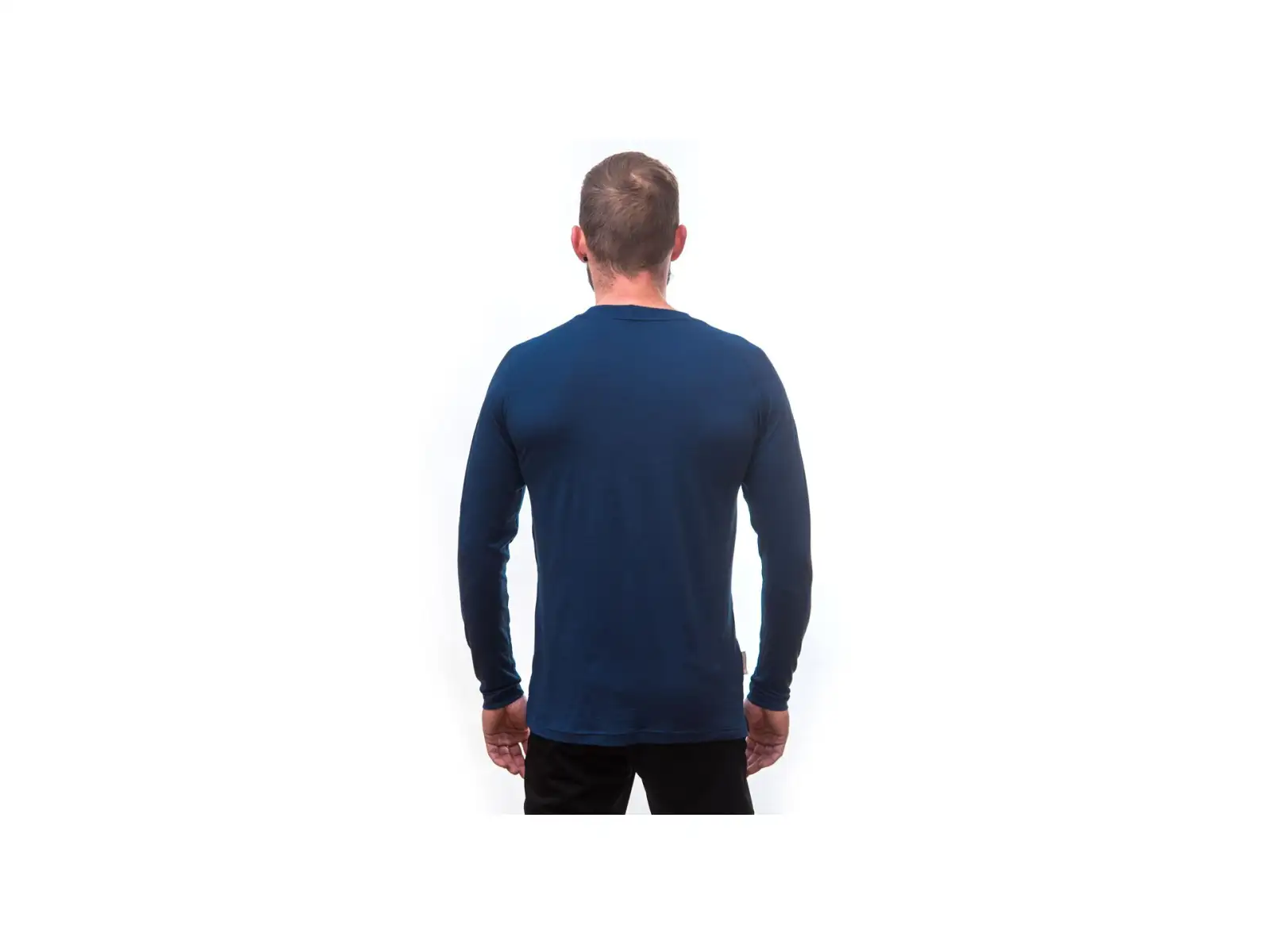 Sensor Merino Air PT Explore męska koszulka z długim rękawem ciemnoniebieska