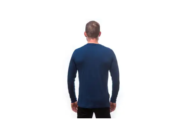 Sensor Merino Air PT Explore męska koszulka z długim rękawem ciemnoniebieska