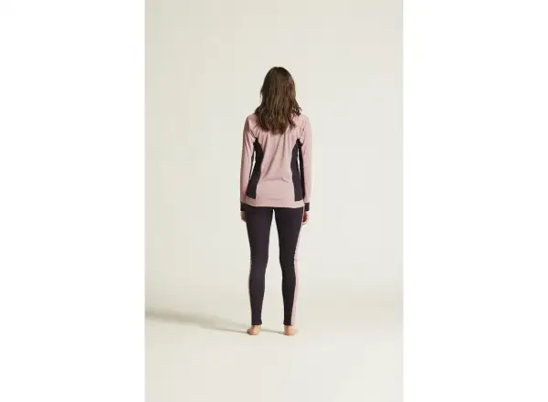 Craft Core Dry Baselayer damski zestaw koszulka długi rękaw+spodnie różowy