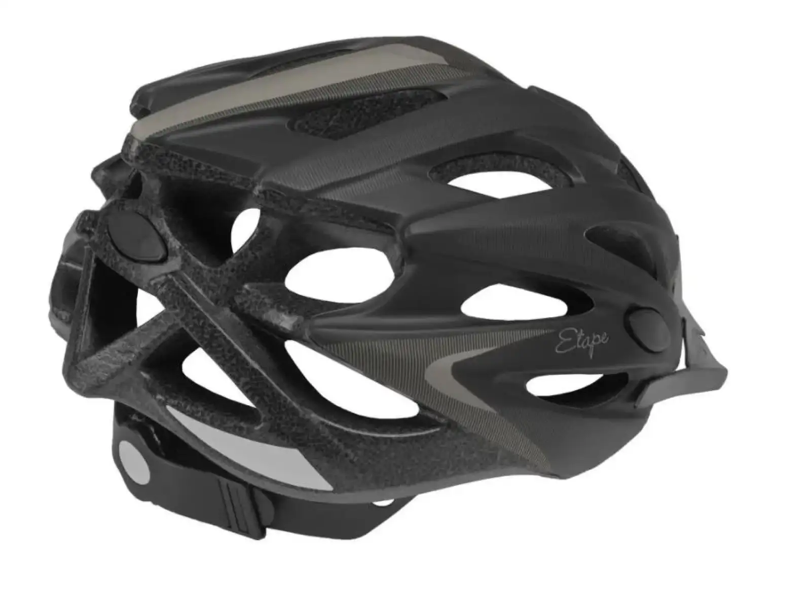 Etape Venus kask rowerowy czarna/tytan mat