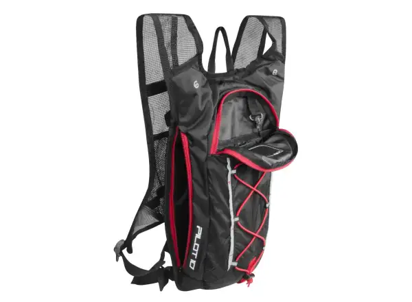 Force Pilot Plus plecak 10+2 l rezerwuar czarna/czerwona