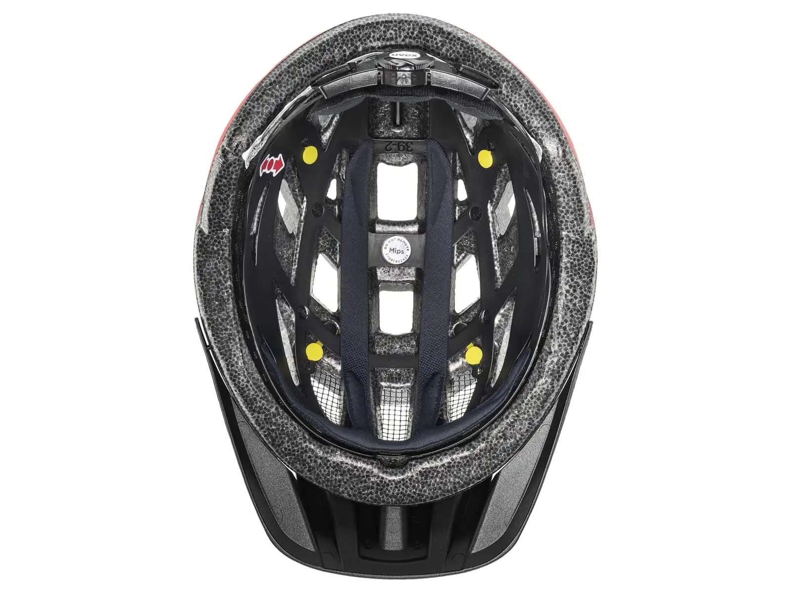 Uvex I-VO CC MIPS kask Black/Red Matt