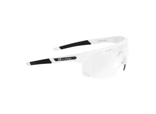 Force Enigma Pro okulary rowerowe białe połysk/fotochromatyczne szkło