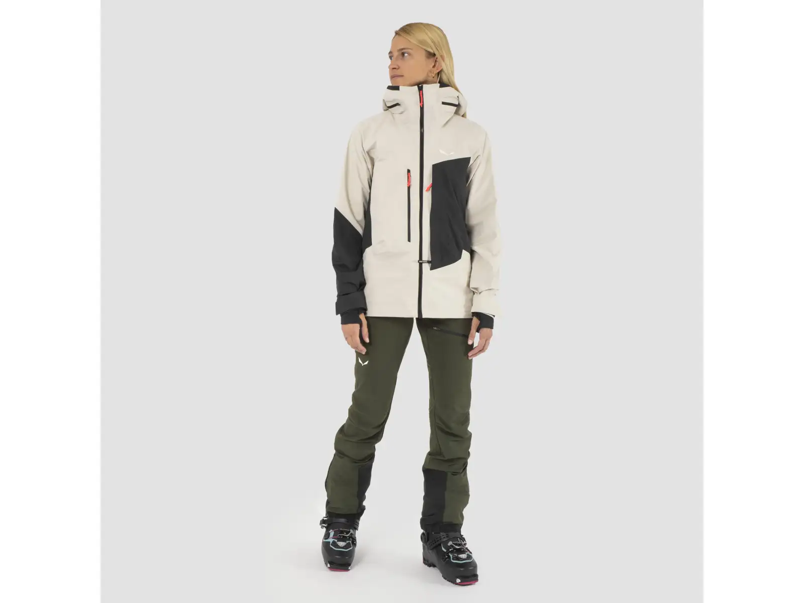 Salewa Sella 3L Powertex damska kurtka Oatmeal/0910