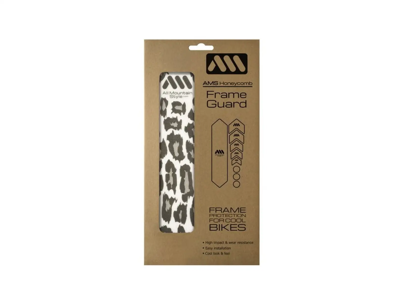 All Mountain Style ochronne naklejki na ramę basic Clear/Cheetah