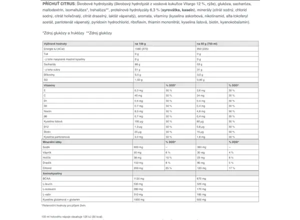 Sponser Long Energy napój hipotoniczny z peptydami 1200 g