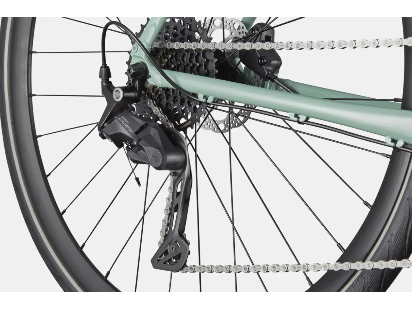Cannondale Quick 3 Remixte Step-thru rower trekkingowy Sage