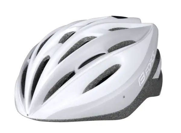 Force Tery kask rowerowy biała/szara