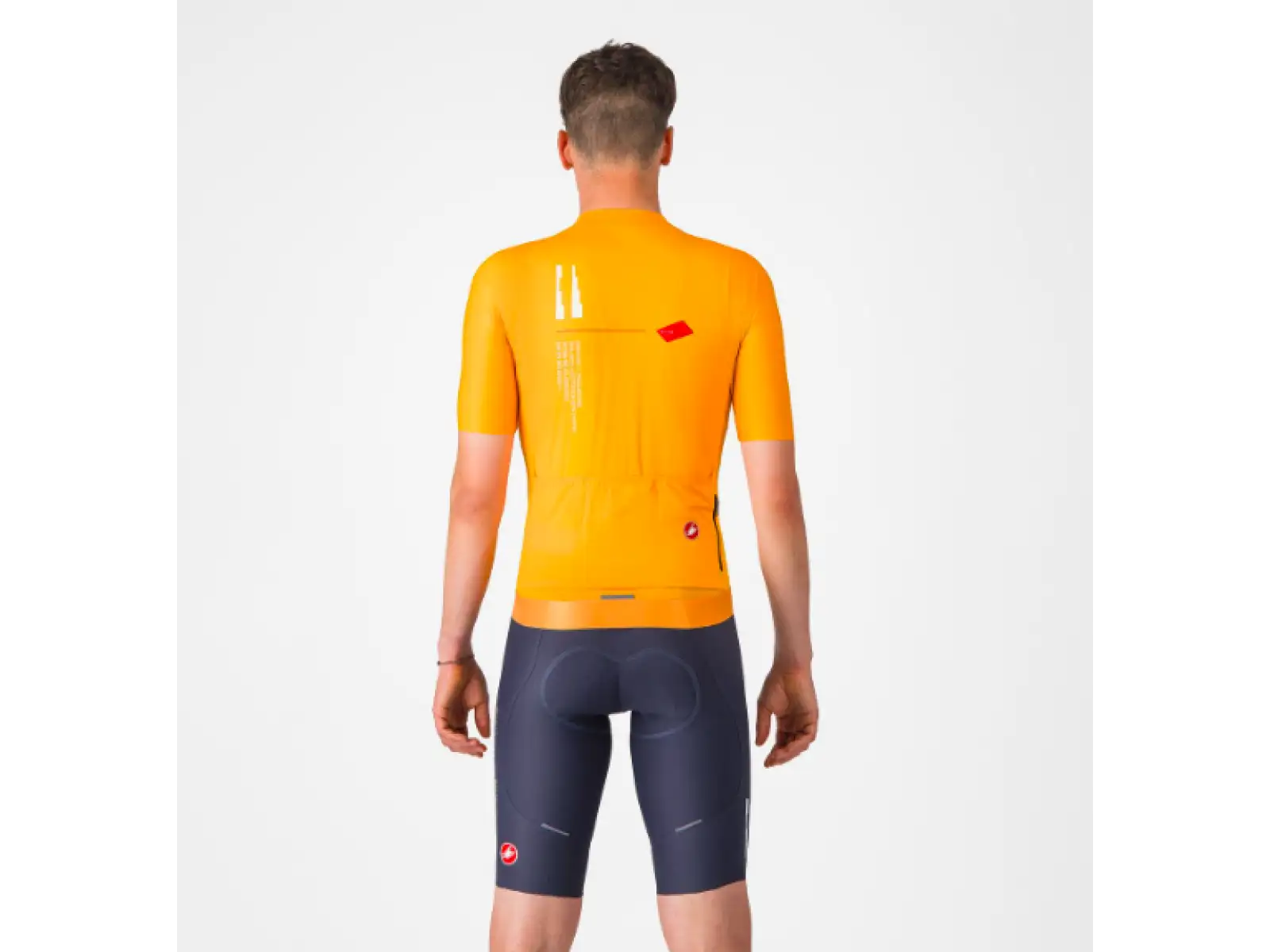 Castelli Espresso R-A/D męskie spodenki z wkładką i szelkami Twilight Blue