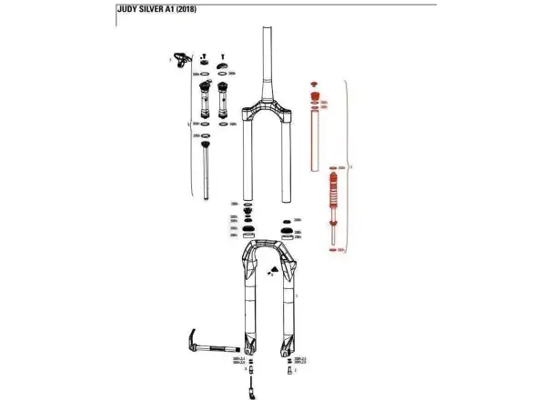 Rock Shox Solo Air Spring sprężyna zapasowa do Judy 30