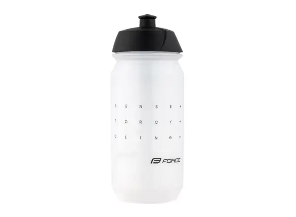 Force Sense butelka rowerowa 500 ml transparentna/czarna