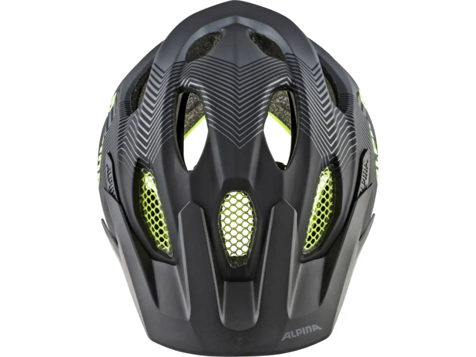 Alpina Carapax Jr. kask dziecięcy black/neon/yellow