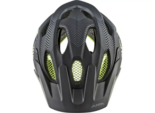 Alpina Carapax Jr. kask dziecięcy black/neon/yellow