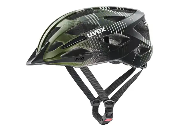 Uvex Air Wing 2 CC kask dziecięcy Dark Olive-Black Matt