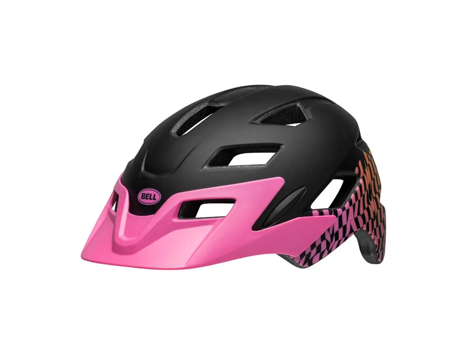 Bell Sidetrack Child/Youth dziecięcy kask Mat Pink