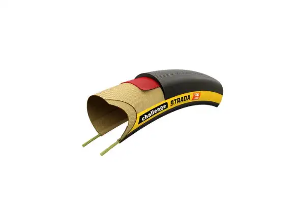 Challenge Strada Pro 700x30 opona szosowa czarna/tan