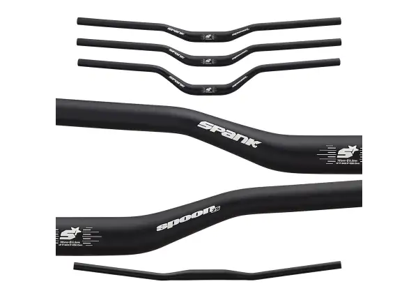 Spank Spoon 318 785 mm/31,8 mm riser 40 mm alu řídítka černá - Nebaleno