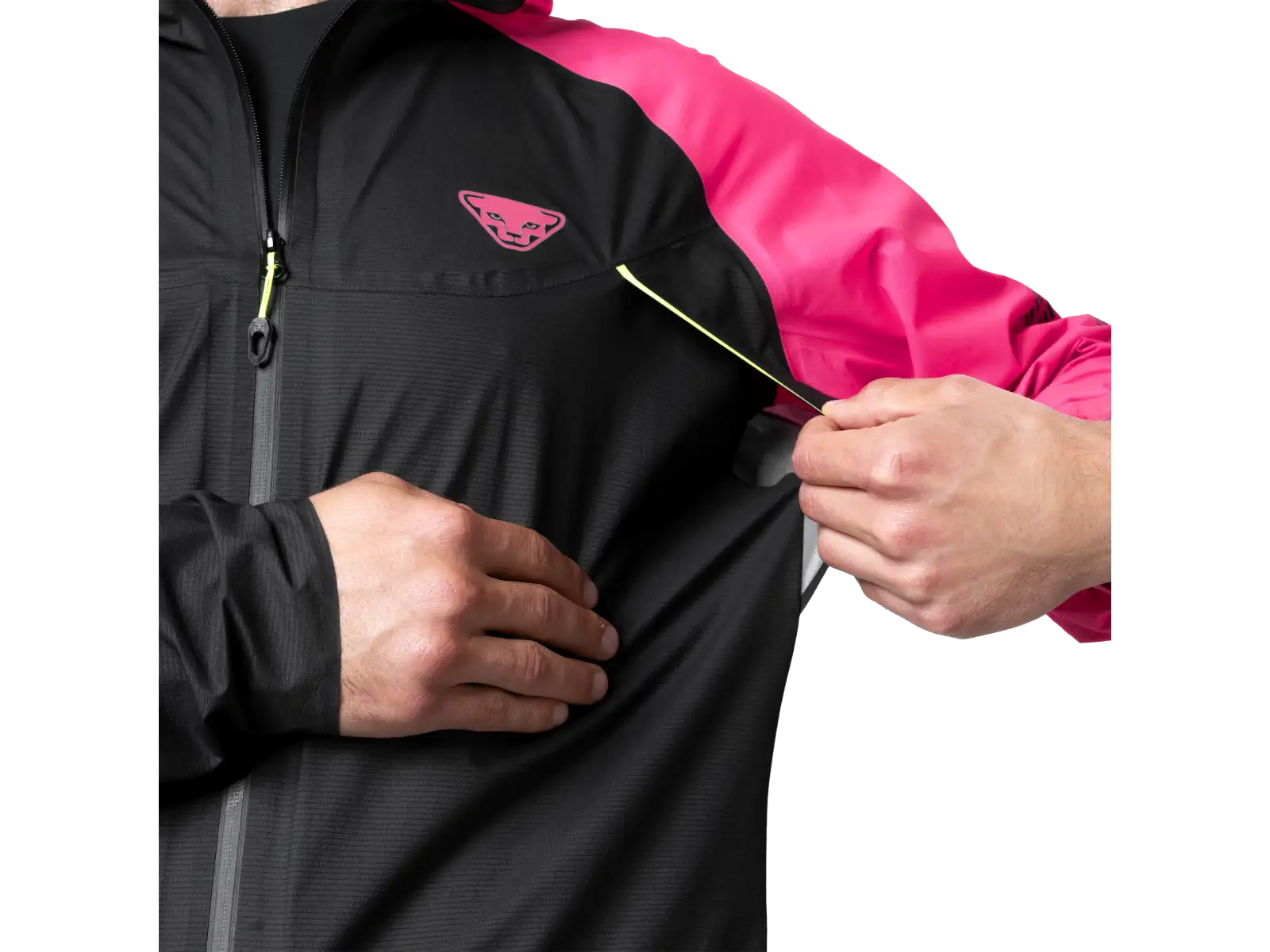 Dynafit DNA 3L męska kurtka Pink Glo/Black Out