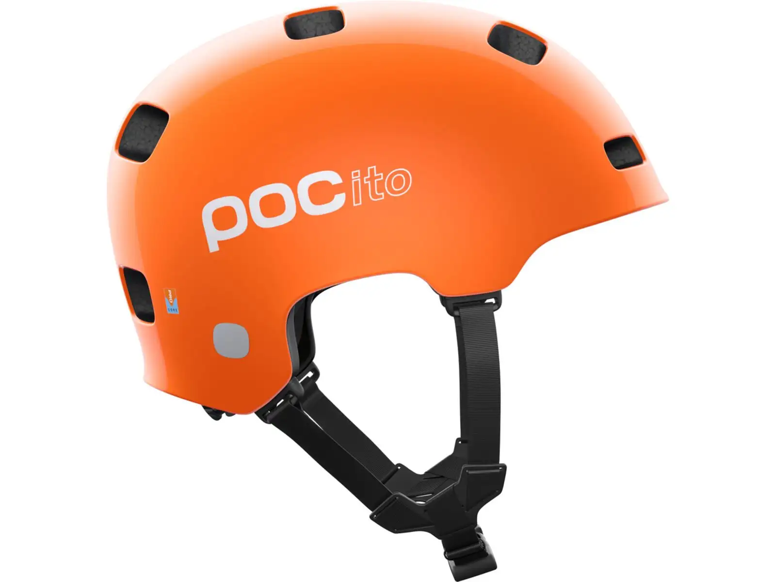 POC POCito Crane MIPS dziecięcy kask Fluorescent Orange