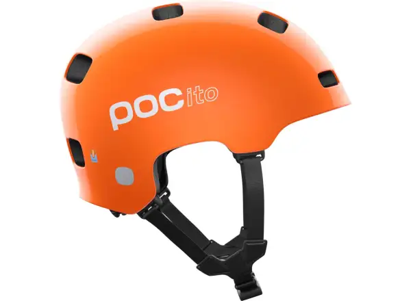 POC POCito Crane MIPS dziecięcy kask Fluorescent Orange