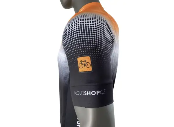 Koloshop Force męska koszulka krótki rękaw pomarańczowa