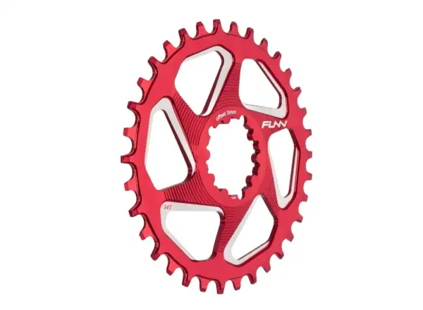 Funn Solo DX NW zębatka dla Sram DM 3 mm offset Red 34z
