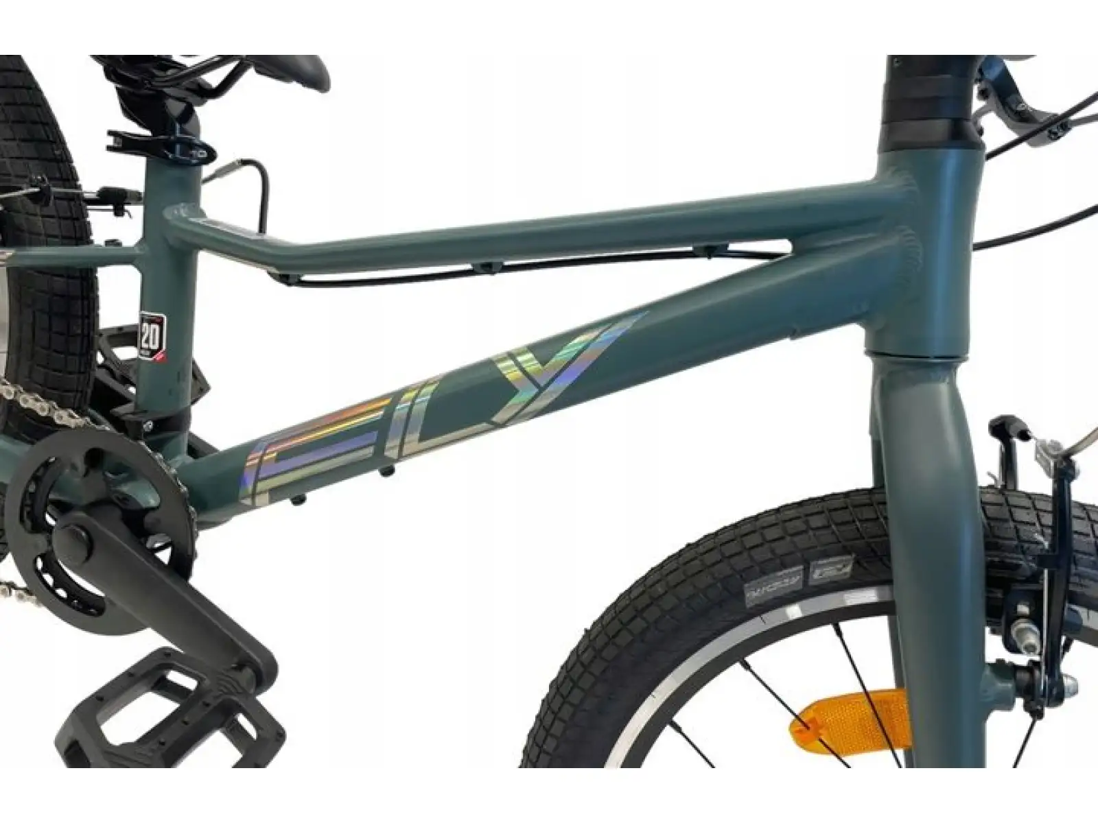 Superior F.L.Y. 20 VB dziecięcy rower górski Matte Trooper Green