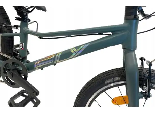 Superior F.L.Y. 20 VB dziecięcy rower górski Matte Trooper Green