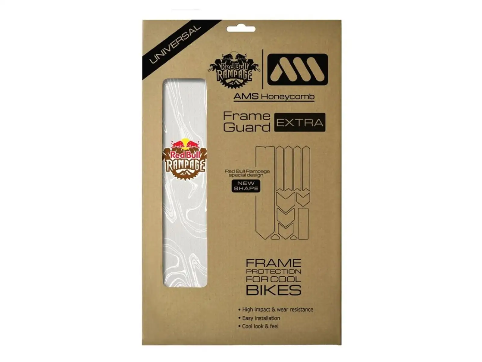 AMS Frame Guard Extra ochronne naklejki RedBull/Ridgeline/white