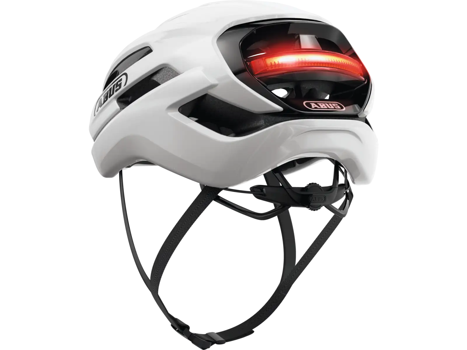 Abus Taipan LED kask gravel Shiny White