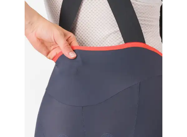 Castelli Prima 2 DT damskie spodenki z szelkami Twilight Blue/Hibiscus