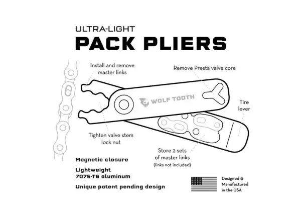Wolf Tooth Pack Pliers multitool szczypce