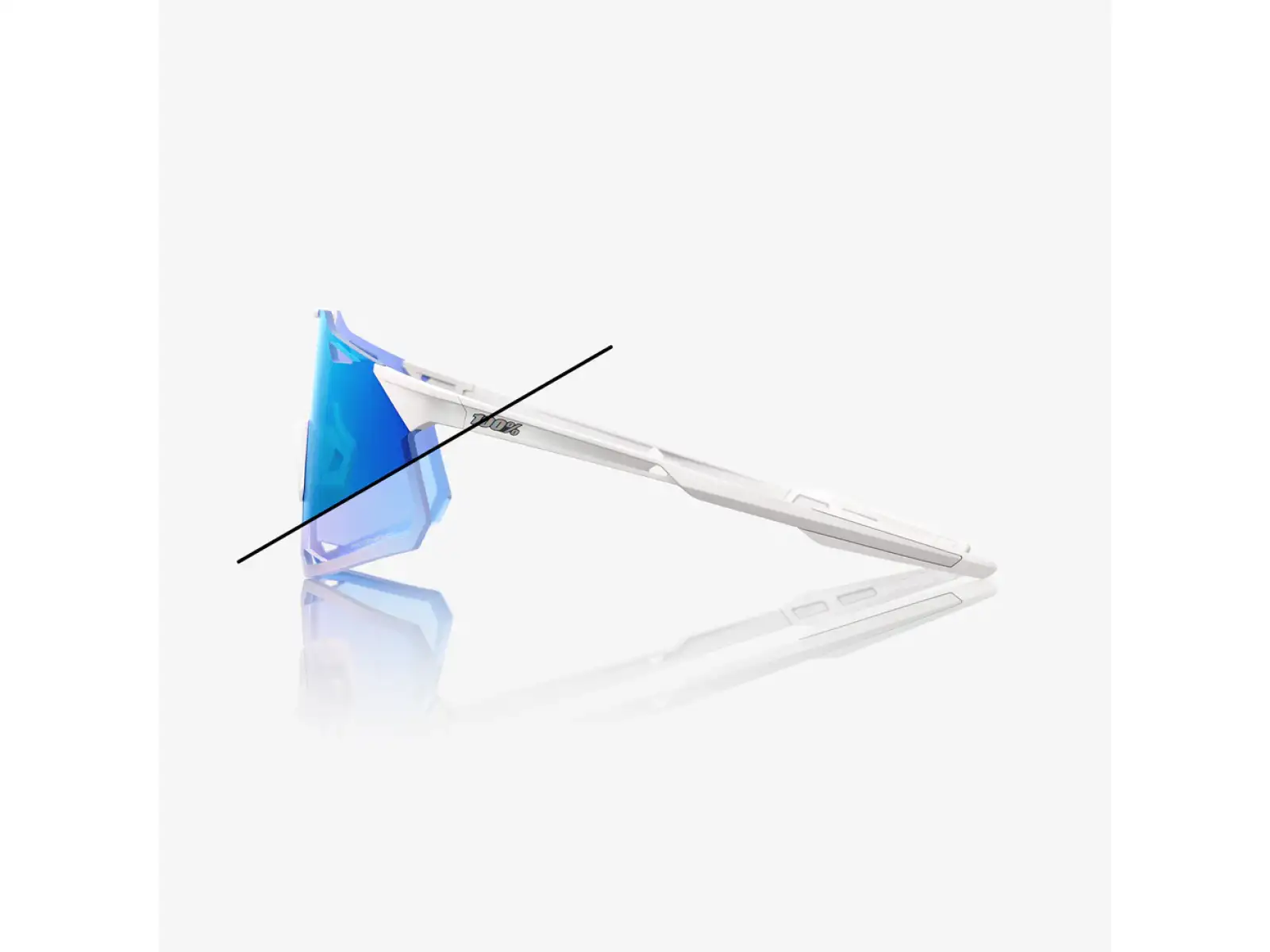 100% Hypercraft okulary LE Bastille Blue Mirror Photochromic