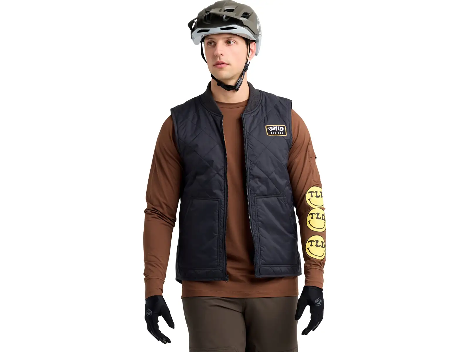 Troy Lee Designs Ruckus Ride Vest męska kamizelka Mono Carbon