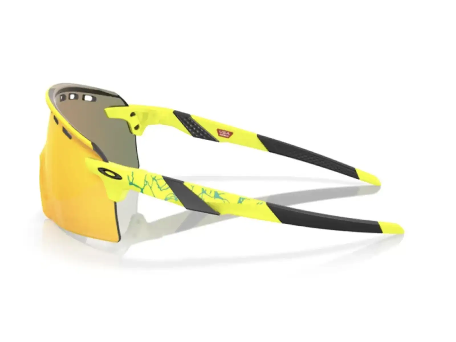 Oakley Encoder Strike Vented okulary przeciwsłoneczne Mat tennis ball/Prizm Ruby