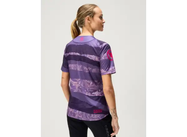 Endura LTD Patchwork damski koszulka krótki rękaw Bramble