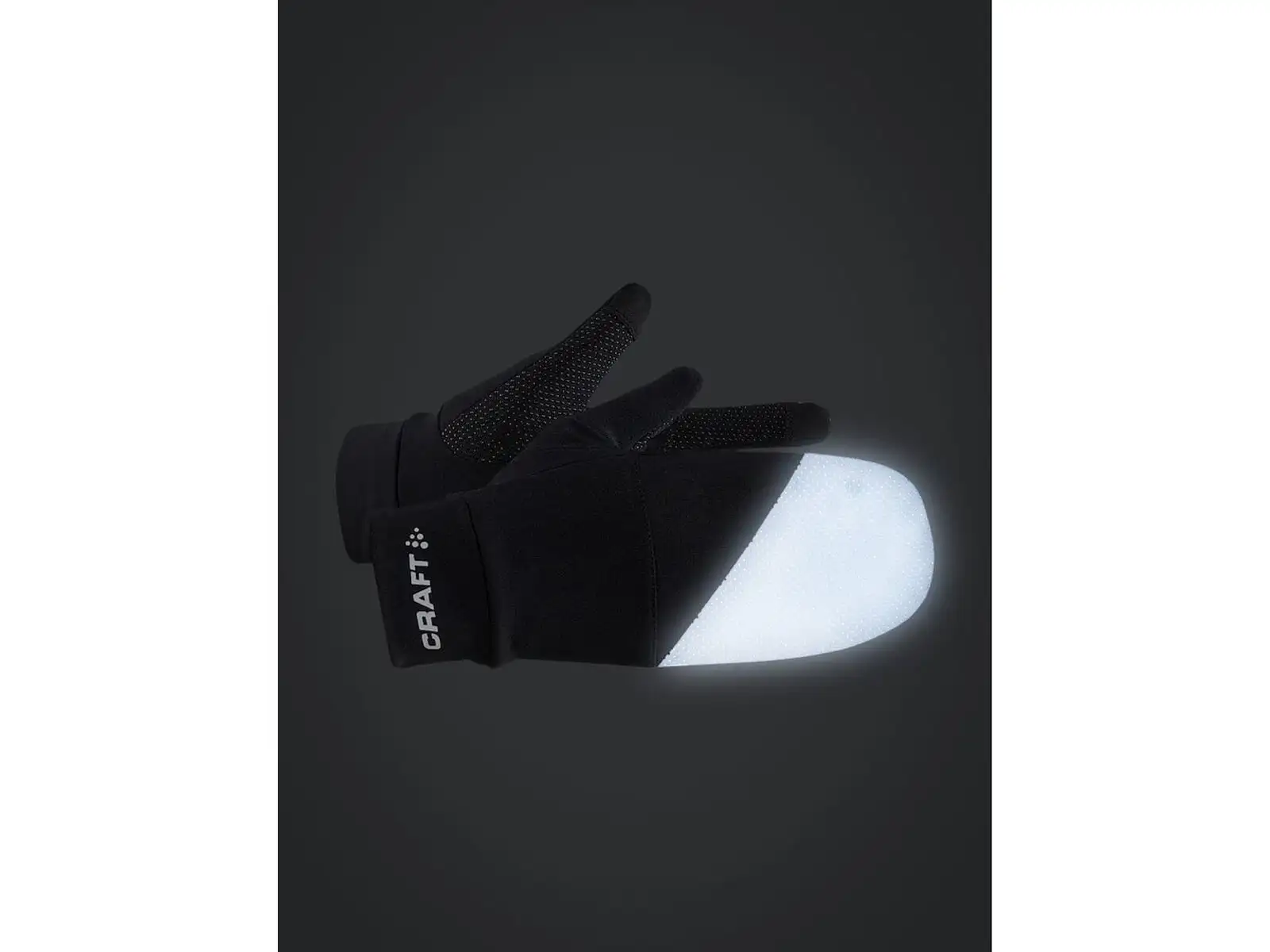 Craft ADV Lumen Hybrid rękawice biegowe czarna