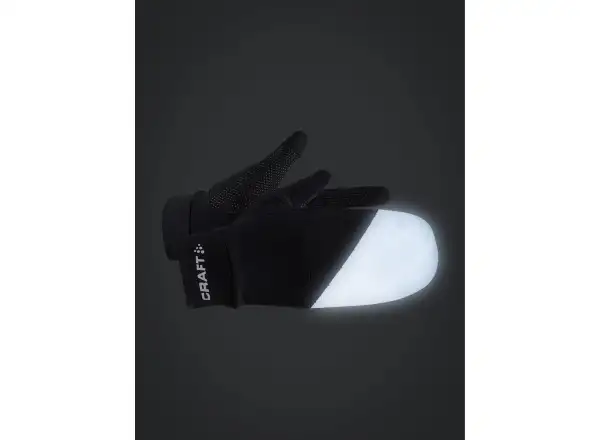 Craft ADV Lumen Hybrid rękawice biegowe czarna