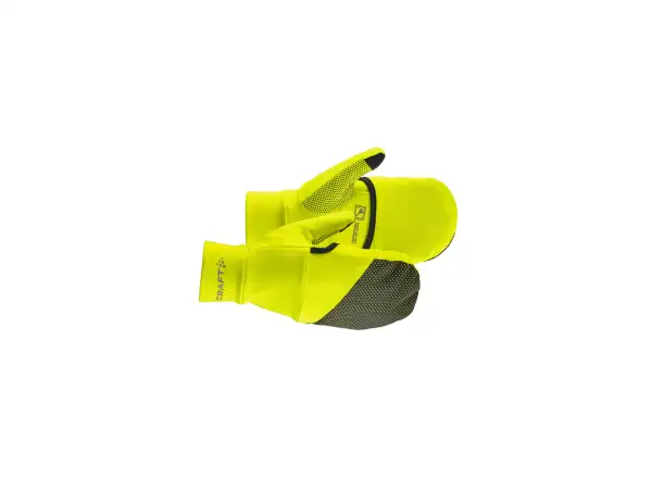 Craft ADV Lumen Hybrid rękawiczki do biegania žółta