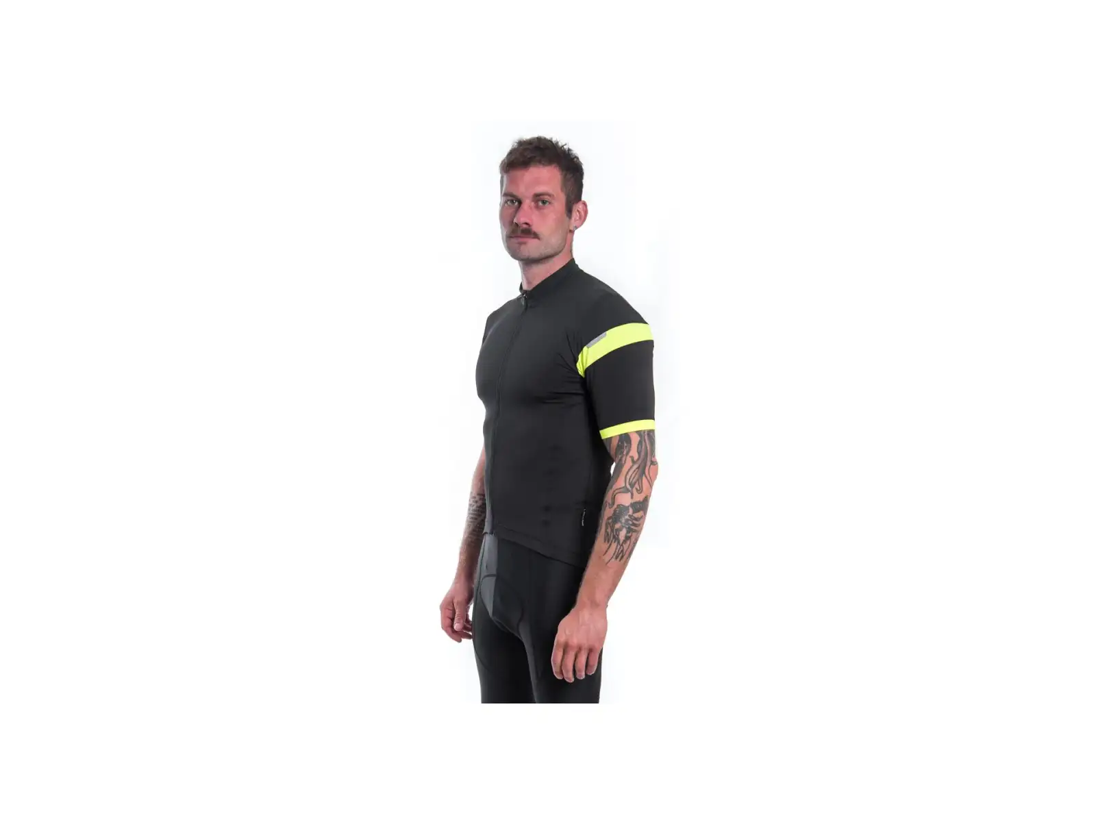 Sensor Cyklo Coolmax Classic męska koszulka z krótkim rękawem True Black