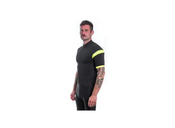 Sensor Cyklo Coolmax Classic męska koszulka z krótkim rękawem True Black