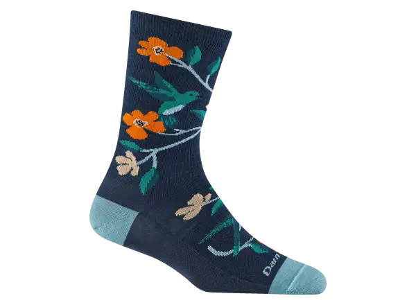 Darn Tough Birds of a Feather Crew Lightweight skarpetki damskie Midnight