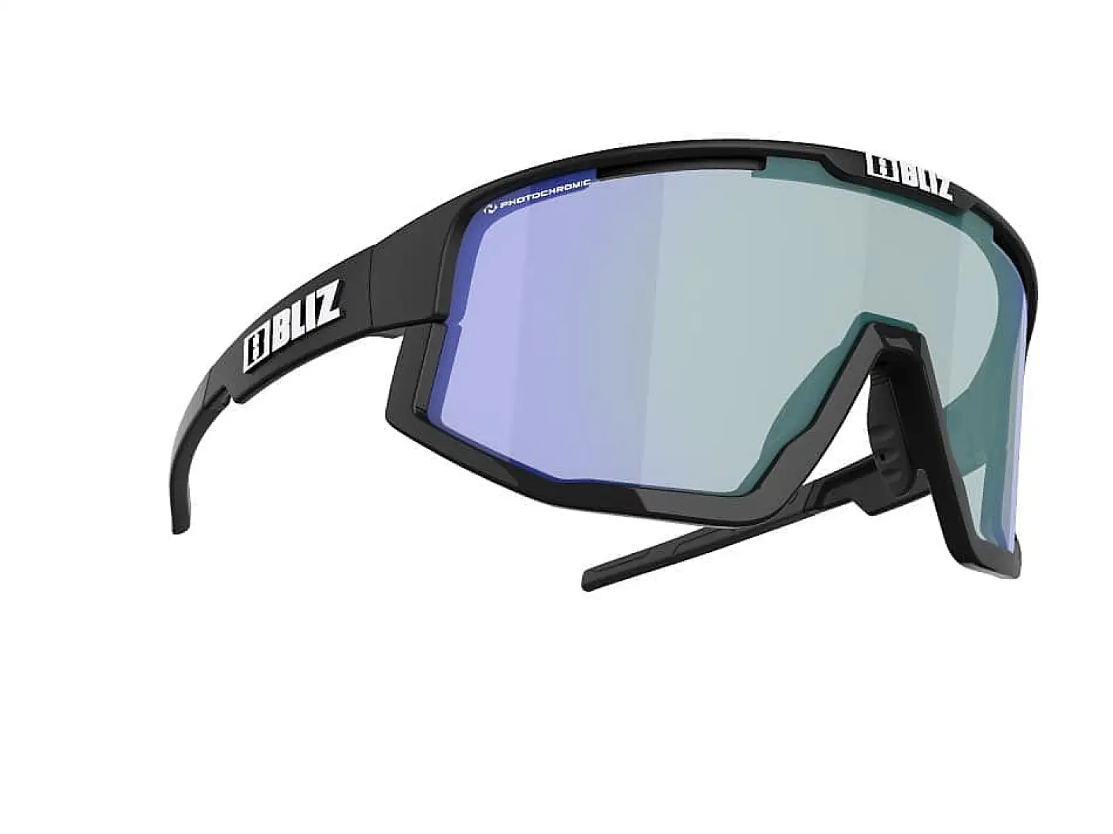 Bliz Fusion Nano Optics okulary rowerowe Matt Black Fotohromowy Brown/Blue Multi