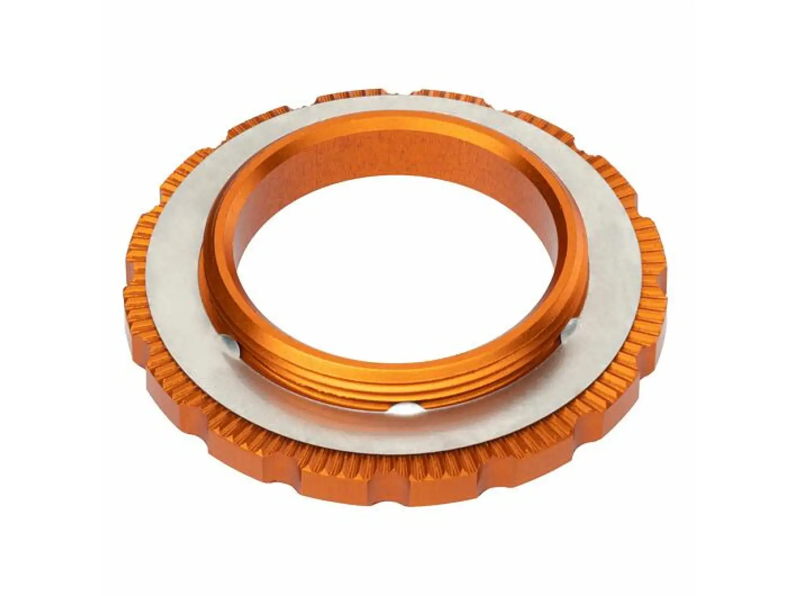 Wolf Tooth Centerlock zewnętrzna nakrętka pomarańczowa
