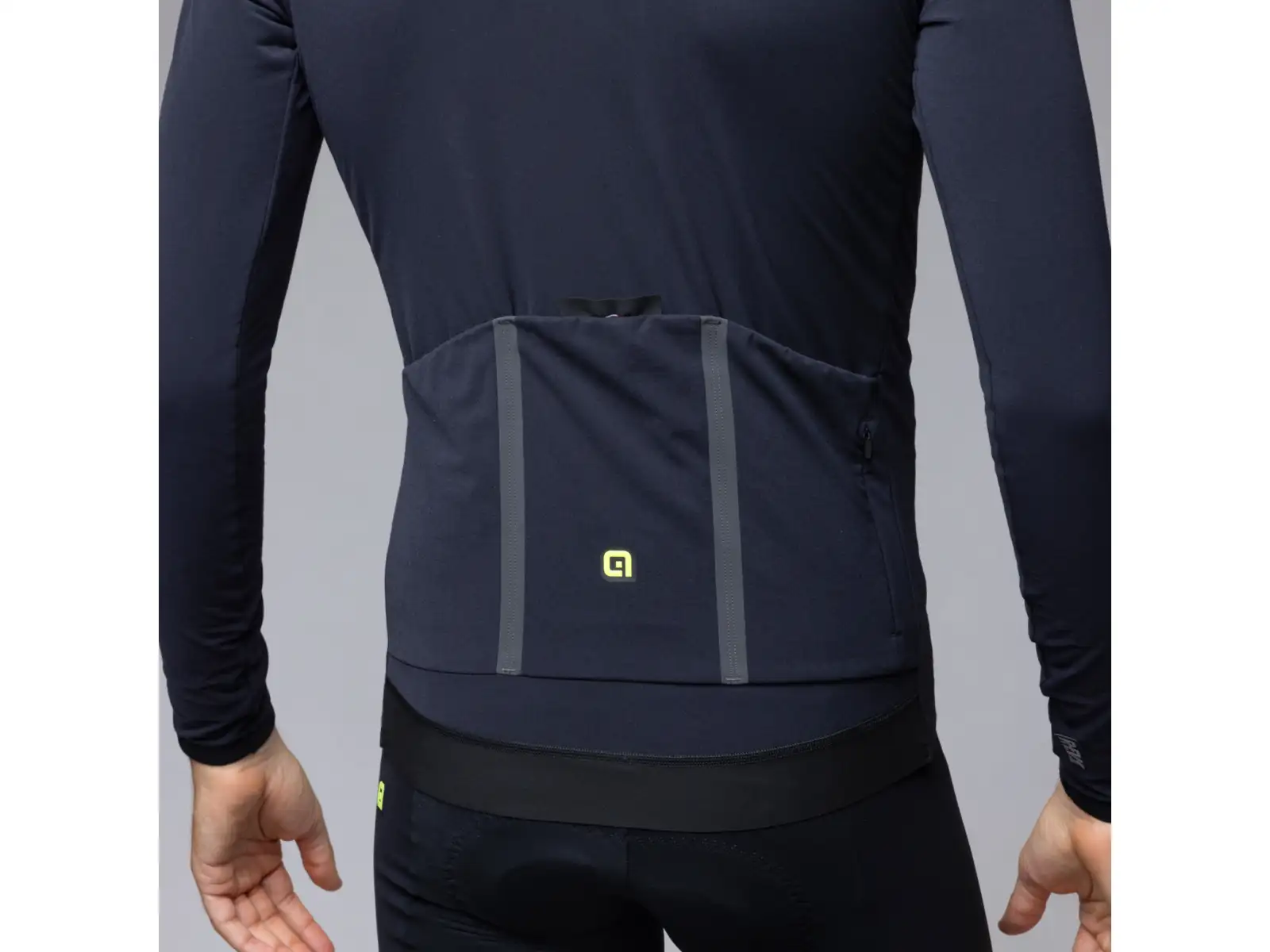 Alé R-EV1 Wool Speed męska zimowa kurtka rowerowa Black