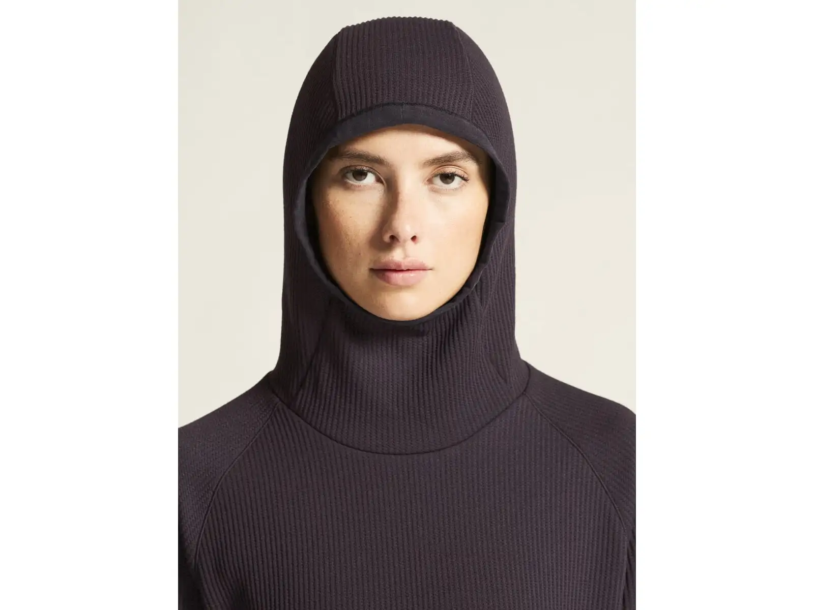 Craft Grid Hood damska bluza z kapturem fioletowa
